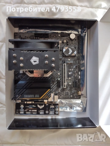 Дъно ASUS Tuf Gaming B550M-E Wifi и AMD Ryzen 5-3600 