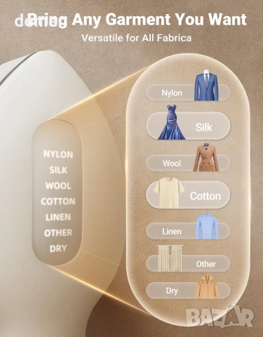 Ютия за дрехи с пара Jack & Rose, 3 в 1, двойно напрежение 110-240V, снимка 6 - Ютии - 50592628