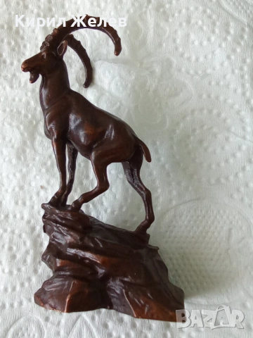 Бронзова фигурка на див козел 26518