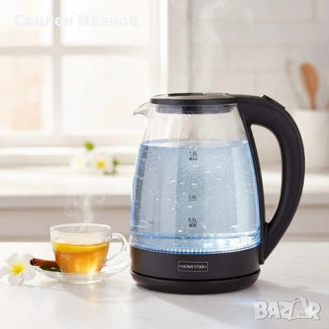 Комплект Тостер Royal Swiss SLS1057C + Електрическа кана Homestar – Ексклузивна промоция за вкусна и, снимка 4 - Тостери - 52249077