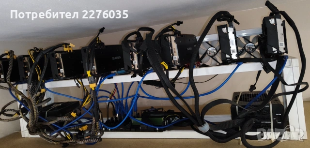 Копачка/Mining Rig 8*GIGABYTE Radeon RX 5700 XT GAMING OC 8GB GDDR6, снимка 3 - Други - 53061218