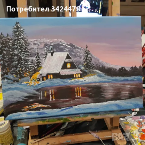 Картини ,рисувани с акрил, снимка 7 - Други ценни предмети - 47954934