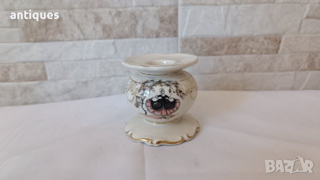 Стар порцеланов свещник - Kronach OCA Bavaria PORCELLAN - 1950 година, снимка 1