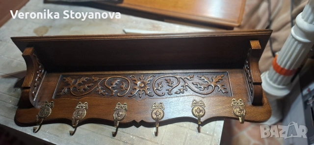 Стенна закачалка, снимка 5 - Антикварни и старинни предмети - 54003615