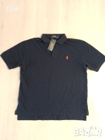Нова мъжка тъмно синя тениска Polo М, снимка 2 - Тениски - 51456010