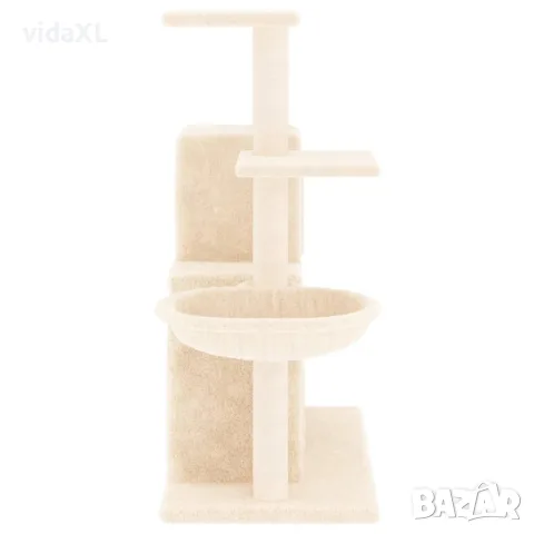 vidaXL Котешко дърво със сизалени стълбове, кремаво, 83 см, снимка 4 - За котки - 56146343