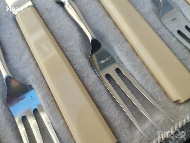 Комплект от 24 броя прибори за хранене/десерт, снимка 4 - Прибори за хранене, готвене и сервиране - 52226525