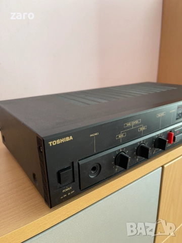 Японски усилвател Toshiba SB-M12 и дек, снимка 5 - Аудиосистеми - 52432293