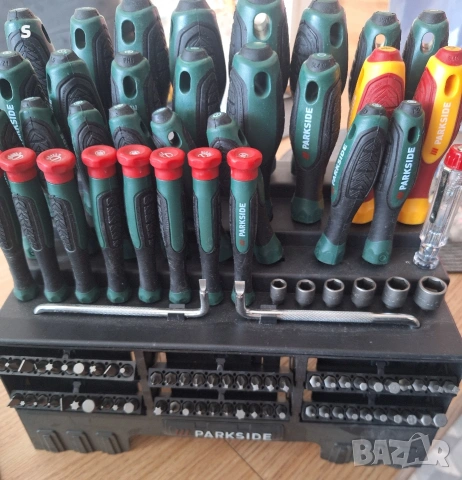 комплект отвертки и битове на Парксайд от 101бр., снимка 9 - Отвертки - 54327720
