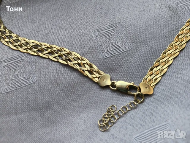 Плетено колие, снимка 3 - Колиета, медальони, синджири - 48056977