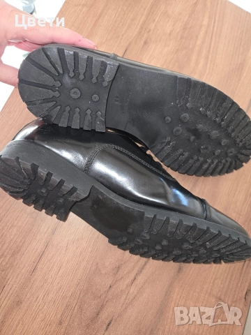 Черни официални мъжки обувки Зара , снимка 3 - Официални обувки - 52941853