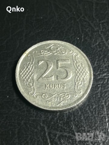 Турция, 25 куруша 2014, Turkey, Türkei, снимка 1