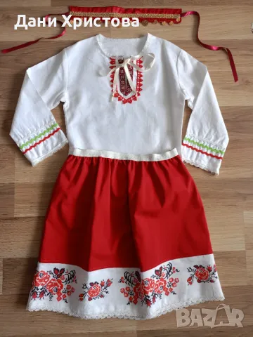 Народни носии за Лазарки, снимка 6 - Детски комплекти - 49539835