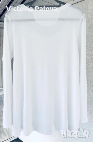 Луксозна бяла блуза MARC CAIN object for love , снимка 6 - Блузи с дълъг ръкав и пуловери - 52979307