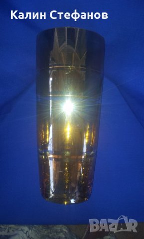 Две различни вази калиево стъкло от едно време, снимка 8 - Антикварни и старинни предмети - 29876470