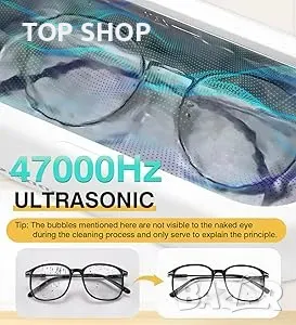 ултразвуков почистващ уред постига ефикасно почистване с 47 KHz, снимка 5 - Друга електроника - 48735353