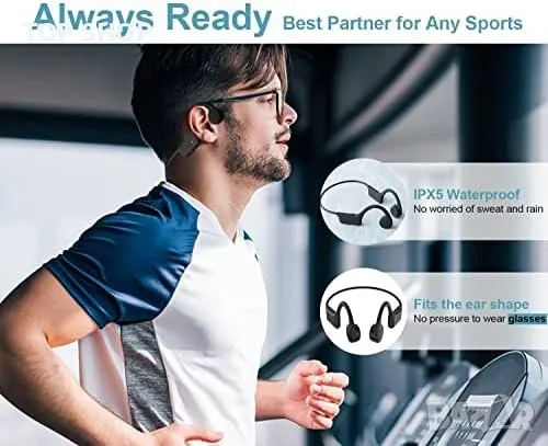 Нови безжични Bluetooth Спортни Слушалки за Бягане Тренировки Спорт Подарък, снимка 8 - Безжични слушалки - 49444290