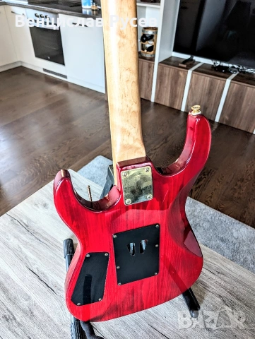 Shine SIL 402 Trans Red, 2003, Korea, снимка 7 - Китари - 53018796