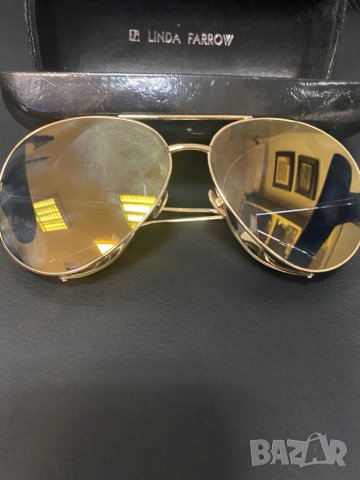 Дамски слънчеви очила Linda farrow, снимка 4 - Слънчеви и диоптрични очила - 37318867