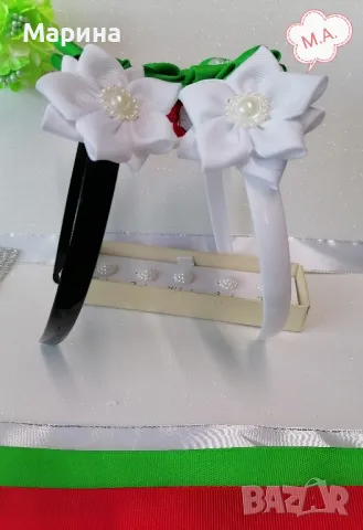 Диадема Трикольор, вариант 2, снимка 2 - Аксесоари за коса - 49211016