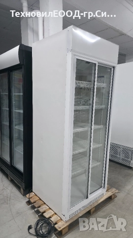 Двойна Хладилна Витрина 210х85х75, снимка 4 - Витрини - 52854418