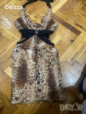 Дамска тигрова рокля 