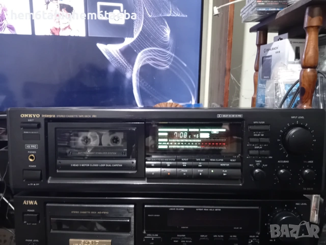 Onkyo TA 2870 - топ модел - един от малкото им  триглави декове с IR дистанционо управление.