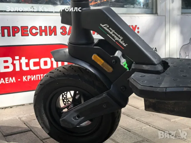 Електрическа тротинетка LAMBORGHINI ALEXT GREEN TS 48V 12.5Ah 500W 11", снимка 6 - Друга електроника - 56198684