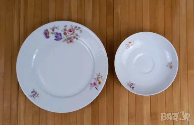 Сервиз за трима - Heinrich, Höchst, снимка 6 - Сервизи - 49701604