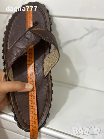 Нови олекотени кожени чехли / джапанки, снимка 15 - Джапанки - 51142613