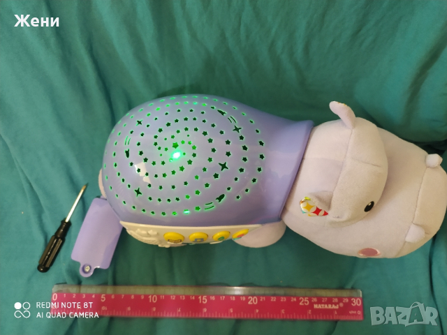 Бебешка музикална играчка прожектор Hippo Dodo VTech, снимка 5 - Музикални играчки - 44580264