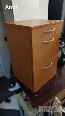 Офис шкаф с три чекмеджета  - контейнер за бюро 42,5/40.5/68,5см, снимка 14 - Шкафове - 52419130