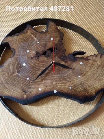 Стенен часовник в рустикален стил, снимка 7 - Декорация за дома - 30938257