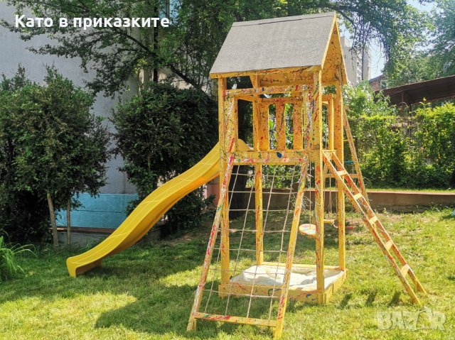Детска дървена площадка, Детски кът на открито, Съоръжение за игра, снимка 5 - Други - 40508299
