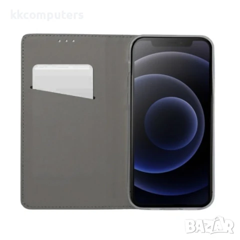 Калъф тефтер флип bSmart Magnet Book страничен, За Motorola Moto G24/G04/E14, Черен, снимка 4 - Калъфи, кейсове - 51417586