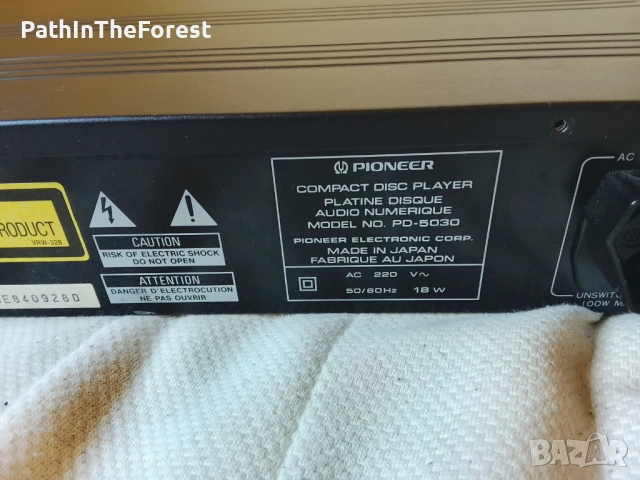  Pioneer pd-5030 Elna шедьовър, снимка 4 - Ресийвъри, усилватели, смесителни пултове - 53860620