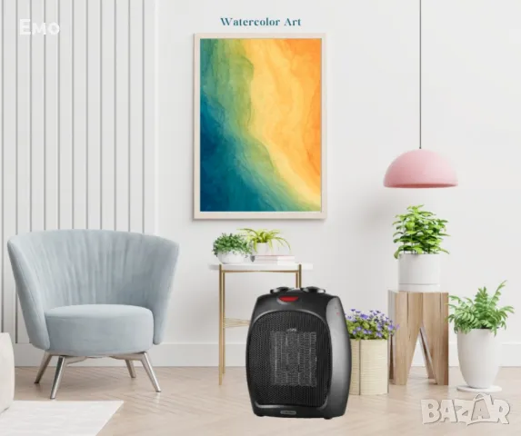 Керамична вентилаторна печка , 1500W – Компактно и ефективно отопление за вашия дом, снимка 5 - Отоплителни печки - 47785988