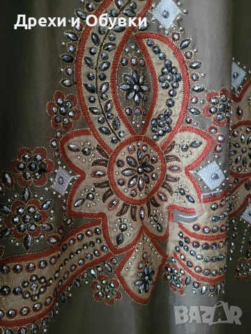 Бутикова бохо рокля бродерии и камъчета , снимка 10 - Рокли - 50303012