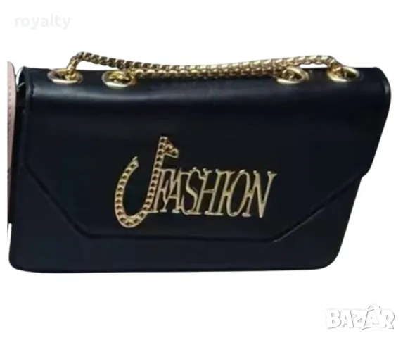 Модерна дамска чанта с надпис Fashion, снимка 5 - Чанти - 49053388