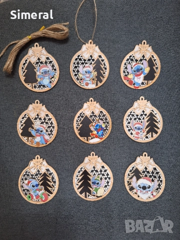 РАЗПРОДАЖБА! -50% Коледна декорация Stitch / Стич, снимка 3 - Други - 52218177