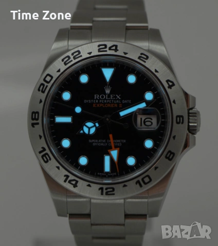Rolex Explorer II 42mm Steel Black Dial Automatic, снимка 10 - Мъжки - 54049206