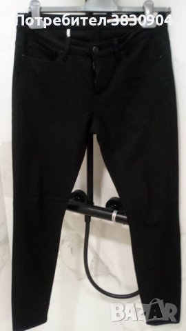 Черен панталон Zara, модел slim, M, снимка 8 - Панталони - 42206054
