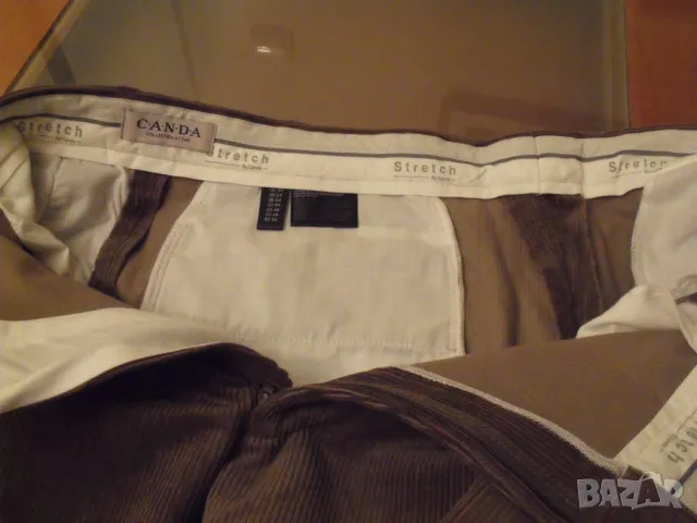 Бежов панталон от ситно кадифе, снимка 2 - Панталони - 49185820