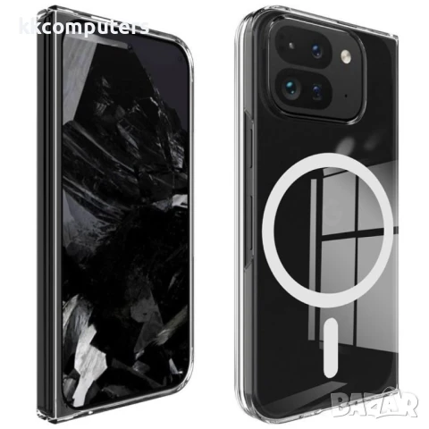 Google Pixel 9 Pro Fold 5G Magnetic Case TPU+Acrylic / MagSafe Удароустойчив Калъф и Протектор