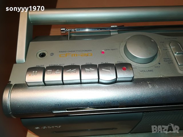sony cfm-20 radio cassette-new внос швеицария, снимка 16 - Радиокасетофони, транзистори - 29780142
