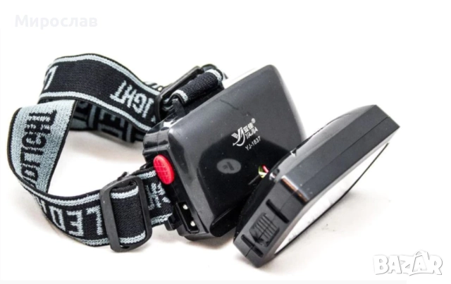 YAJIA Акумулаторна супер ярка 12 LED челна лампа YJ-1837 черна FL109-C, снимка 9 - Други инструменти - 52547171
