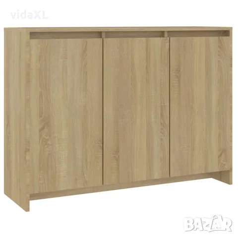 vidaXL Бюфет, дъб сонома, 102x33x75 см, инженерно дърво, снимка 1 - Бюфети - 56147814