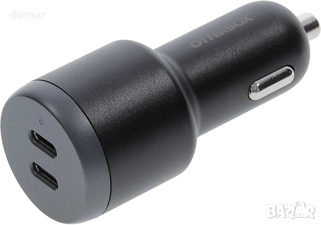 OtterBox Dual USB-C порт за кола 65W, зарядно за кола за смартфони