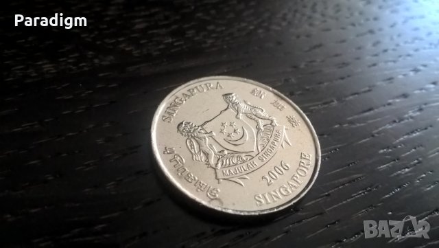Mонета - Сингапур - 20 цента | 2006г., снимка 2 - Нумизматика и бонистика - 29914371