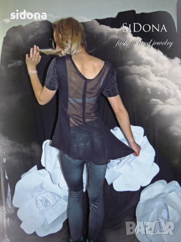 Блузи с къс ръкав SiDona, снимка 10 - Туники - 39477190